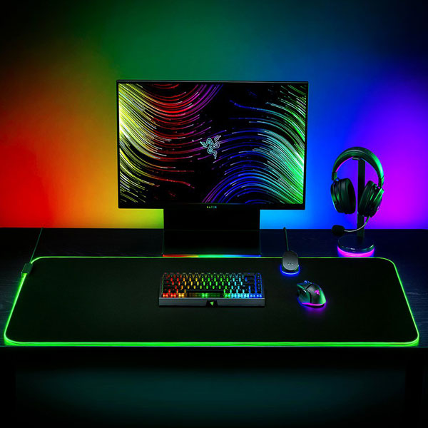 Razer Goliathus Chroma 3XL Black Soft RGB Gaming Mouse Pad (Extended Large)